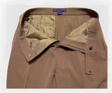 Ralph Lauren Collection Purple Label Dress Pants Wool Womens 8 Brown