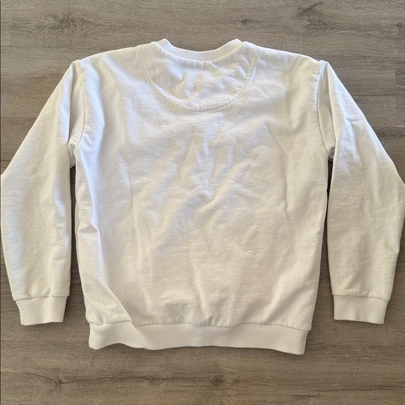 MARY KATRANTZOU Saker Pop Art White Sweater Womens Large Golf image 7