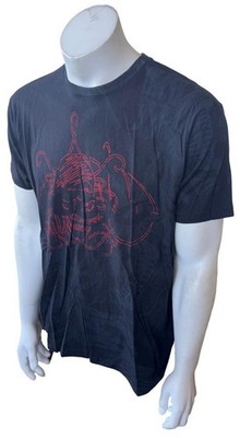 Mojo After Dark Men's Mojo Skull Graphic Black Short Sleeve Shirt Size Large