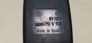 6Q0857755D schiene gurtschloss v.l. VOLKSWAGEN POLO 9N1 1.4 16V degzp99281