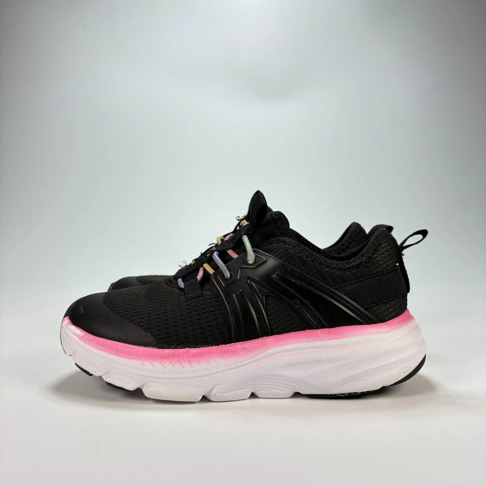 Athletic Works Cage Tejido Negro Rosa Zapatos para Correr Tenis Jóvenes Niñas Talla 10 Foto 4 de 4