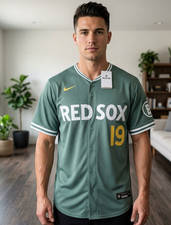 Boston Red Sox Roman Anthony 19 City Connect Jersey Limited Green Monster Mens