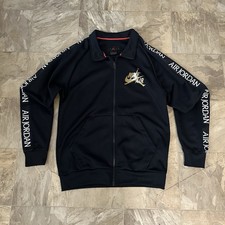 Jordan Air Jordan Men s Black Full-Zip Track ...