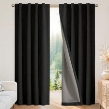 Joydeco Blackout Curtains for Bedroom - 84 Inch Long 100 Light Blocking 2