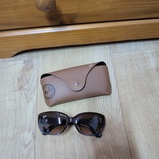 Ray-Ban Genuine Jackie Ohh RB4101 Brown Purple Sunglasses 