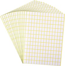 2940Pcs Matte Small White Labels Stickers Blank Labels Removable Price Tags