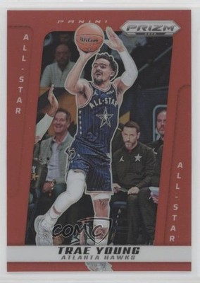 2024-25 Panini Prizm Deca All-Star Red Prizm 116/199 Trae Young #264 1c5x