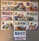 305. 10 pcs MNH Famous people Celebrity Reagan Luther King Rolling Stones