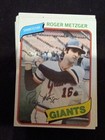 Photo of 1980 Topps #311 Roger Metzger San Francisco Giants Baseball Card