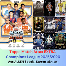 Topps Match Attax EXTRA 25/26 - scegli CARTE SPECIALI Champions League 2025/2026