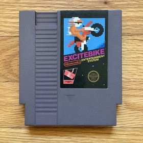 EXCITEBIKE 5-screw CIB w/ manual & box for Nintendo NES (1985), TESTED & WORKS!