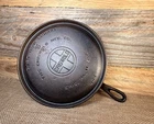 Griswold #8 Vintage Restored Cast Iron Griddle Large Block Logo 608