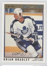 1991-92 O-Pee-Chee Premier Brian Bradley #190 0s5