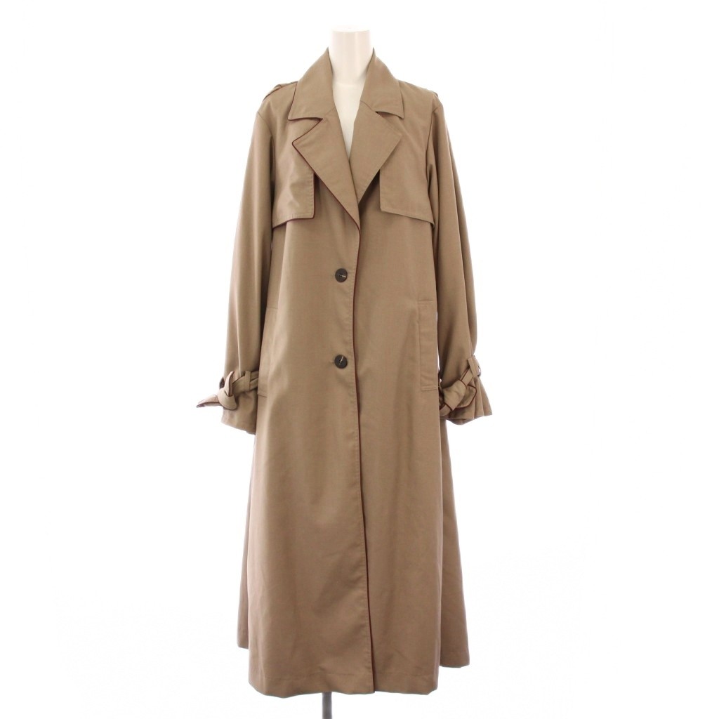 Ameri VINTAGE Layered Pleated Coat Trench Long Ou… - image 1