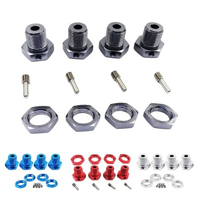 Solide Aluminium Rad Naben 17mm Hex Muttern Threadlock Kit 5353 für E-Revo 1:10