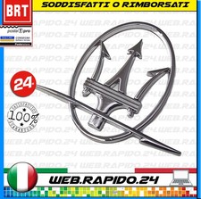 STEMMA FREGIO LOGO LATERALE DX SX MASERATI TRIDENTE BADGE TARGHETTA SCRITTA_24H