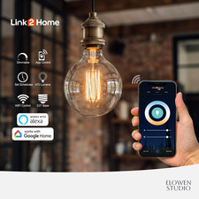 Smart WiFi LED Filament Bulb Globe E27 Dimmable Tunable White
