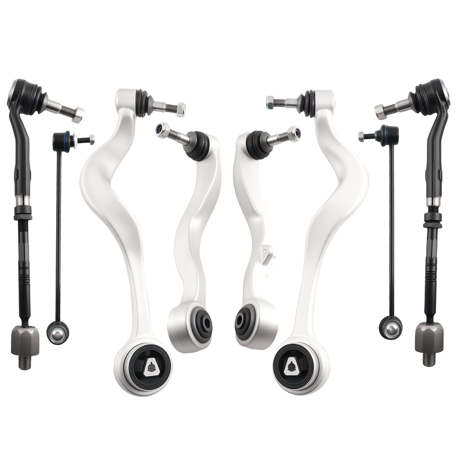 FRONT SUSPENSION WISHBONE CONTROL ARMS & DROP LINKS KIT FOR BMW 5ER E60 TOURING