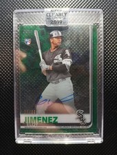 Eloy Jimenez 2019 Topps Clearly Authentic #CAA-EJ Green Rookie RC Auto /99