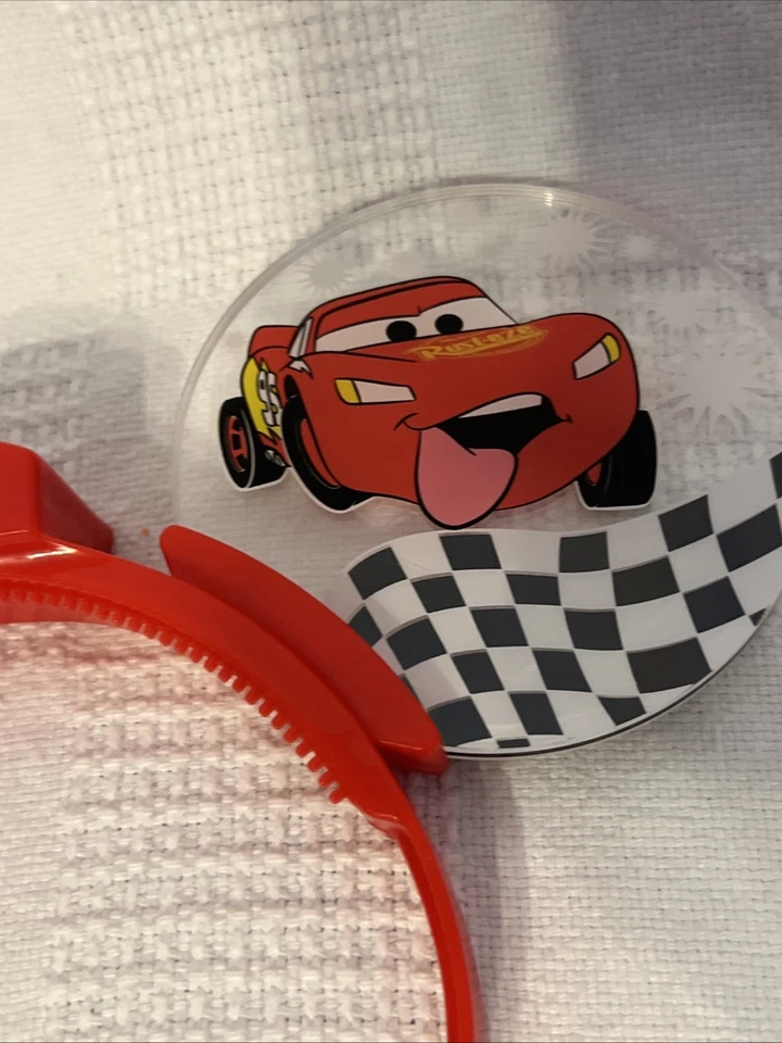 Diadema Disney Cars Lightning McQueen iluminada orejas de Mickey Pixar Park Foto 4 de 4