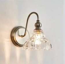 Brushed Nickel Wall Sconce Bathroom Wall Light Fixtures Modern Vanity Lights for