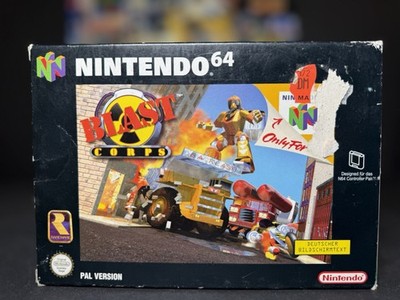 NINTENDO 64 || BLAST CORPS IN OVP + SPIELEANLEITUNG || N64 RETRO ||