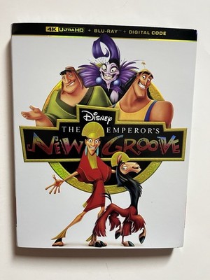 The Emperor's New Groove (4K UHD Blu-ray/Blu-ray) NEW w/slipcover