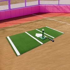 Heavy-Duty Baseball Batting Hitting Mat, Baseball Softball Turf Training Mat