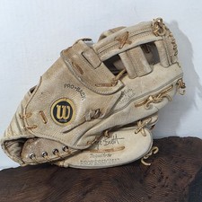 Vintage Wilson George Brett Pro Model Baseball Glove Japan Made Pro-Back Relace