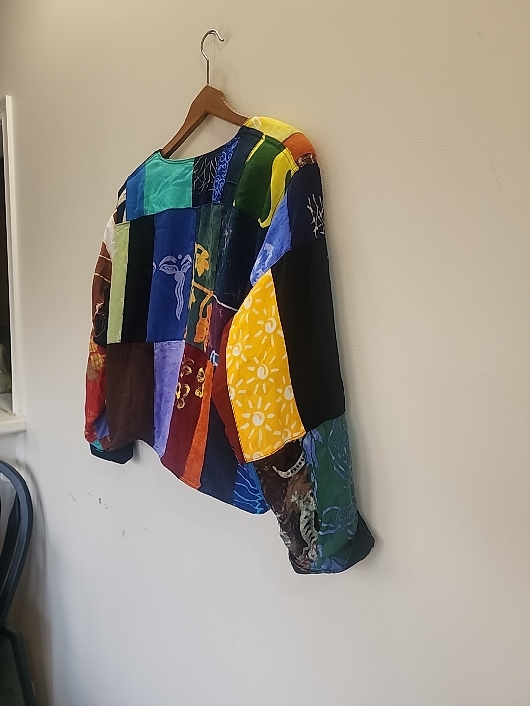 VTG Cotton Connection Remine Patchwork Jacket L 1… - image 4