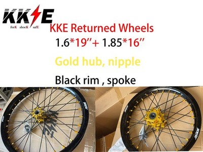 KKE 19/16 Wheels Rims for Talaira Sting mx3 R mx4 x3 Gold E-moto Dirt Bike