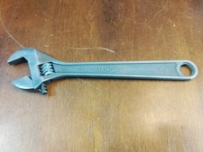 Vintage Diamalloy 8" Diamond Calk Horseshoe Logo Adjustable Wrench Made in USA