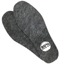 Wool Felt Warm Insoles, Winter Heated Shoe Insoles  Natural Wool Insoles Warm ...
