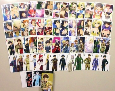Kyo Kara Maoh Playing Cards deck poker Yaoi BL anime promo official