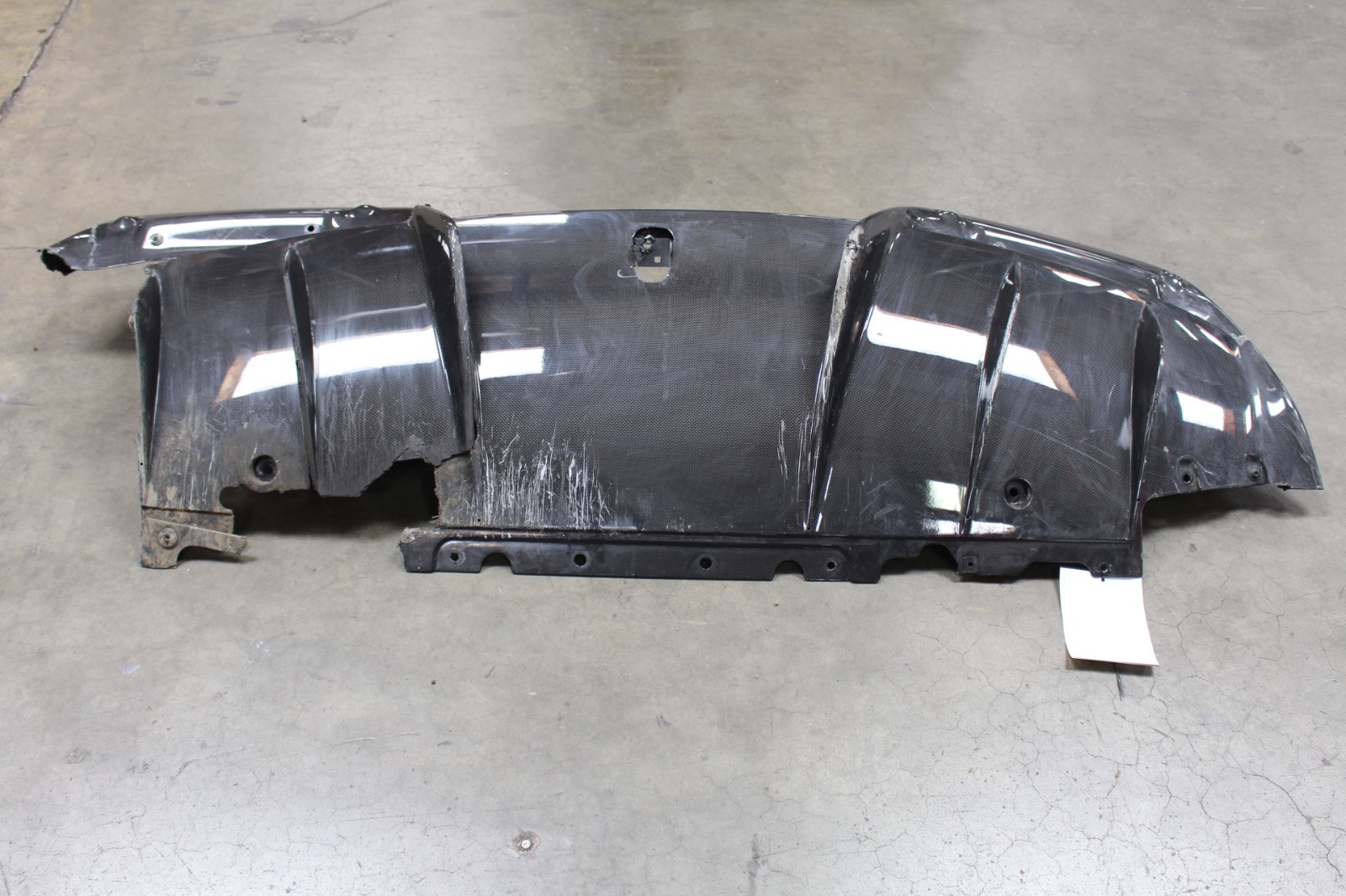 Ferrari 296 GTB, Carbon Fiber Rear Bumper Diffuser Dmg, Parts Only, Used, 887758