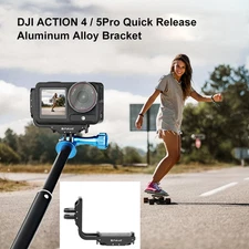 Shooting Quick Release Metal Magnetic L Bracket For DJI Osmo Action 5 Pro / 4