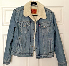 Levi's Sherpa Lined Denim Jacket - Womens Med.