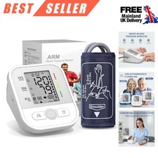 Image of Compact Blood Pressure Monitor with Dual Power Sources and 2 x 99 Memory Storage