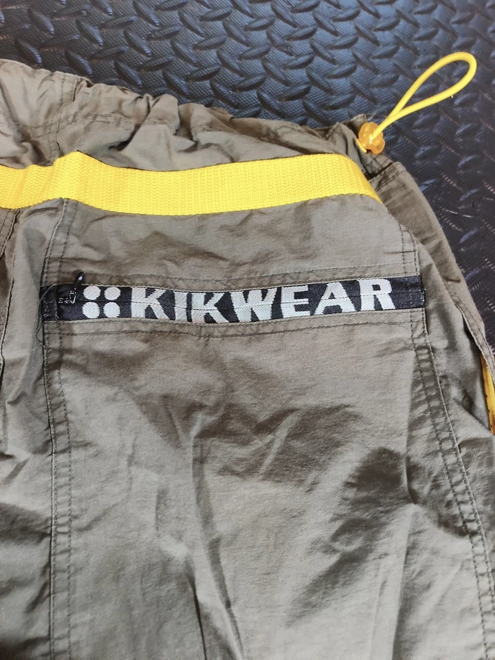 Pantalones Kikwear De Colección Para Hombre Grandes Sueltos Rave Pierna Ancha Años 90 K-RPT/O XL Foto 3 de 4