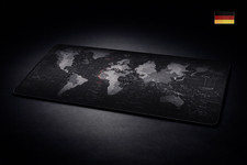 Gaming Mauspad XXL Anti-Rutsch Mousepad Schreibtisch Matte World Weltkarte Desig