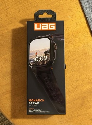 UAG Apple Watch Band 49/46/45/44mm Monarch Ultra 3-1/4-11/SE 3-1 Black/Titanium