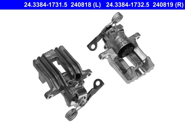 Hinterachse Rechts Ate 24.3384-1732.5 Bremssattel FüR Audi,Skoda,Vw-image