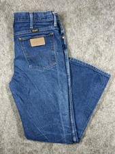 Vintage Wrangler 936DEN Jeans Mens 32x30 USA Made Cowboy Cut Slim Fit