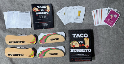 Pre-Owned Taco vs Burrito Card Game, Complete Set!