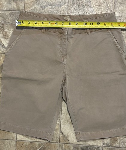 NWOT Tommy Bahama Shorts Women’s Size 2 Sail La Vie Twill Bermuda Chino Khaki - Picture 15 of 16