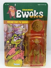 Star Wars Vintage Ewoks Urgah Lady Gorneesh all original NOC 1985 UNPUNCHED