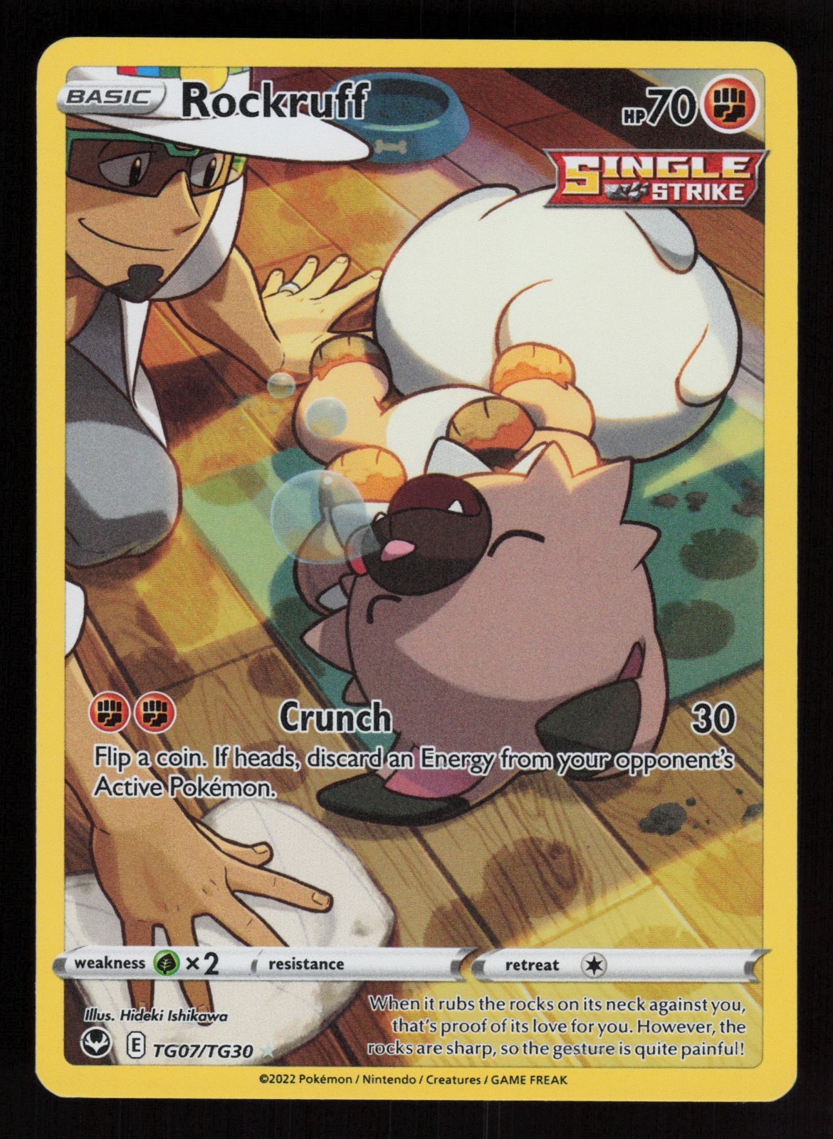 Rockruff TG07/TG30 Swsh12: Sword & Shield - Silver Tempest Trainer Gallery Holo