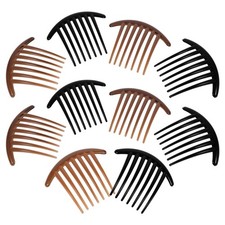 10 Pcs Hair Combs Acrylic 7 Tooth Insert Side Combs for Women Girls