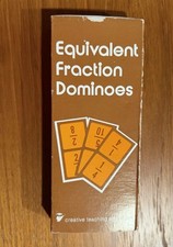 Equivalent Fraction Dominoes Creative Teaching Associates Math Game Homeschool