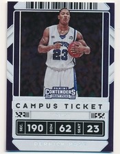 DERRICK ROSE 2020 PANINI CONTENDERS CAMPUS TICKET #4 BASKETBALL MINT